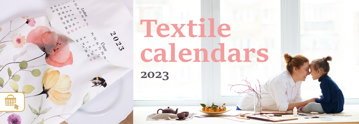 Textilní kalendíře 2023