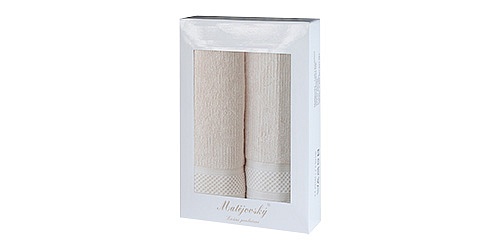 Gift wrapping towels Mita 2pcs cream