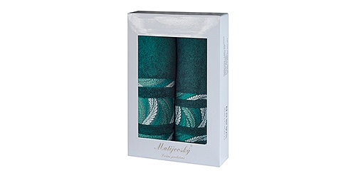 Gift wrapping towels Tana Green Dark Emerald 2 pcs