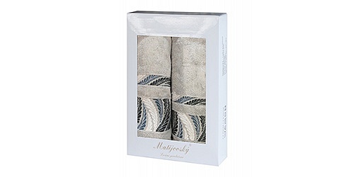 Towel Gift Box Tana Mood Grey 4 pcs