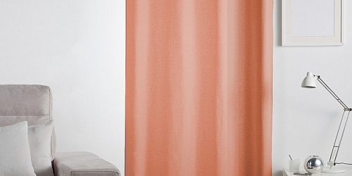 Decorative curtain Lilien Brick Orange