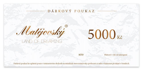 E-Gift Voucher for 5000 CZK