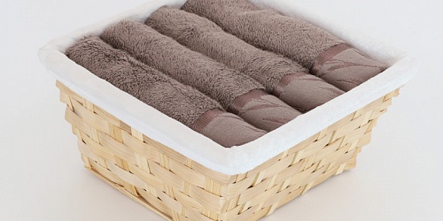 Gift wrapping towels Luna taupe 4 pcs