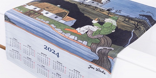 Kitchen towels Calendar Josef Lada 2024