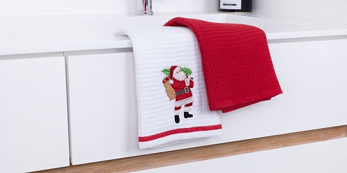 Kitchen towels Santa