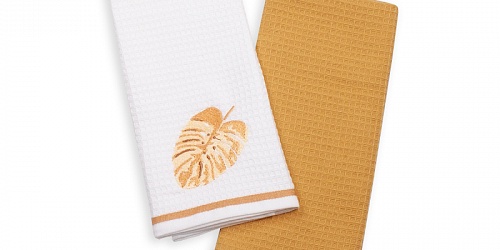 Kitchen Towel Golden Leaf