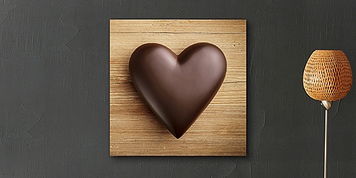 Painting Čokoládové srdce