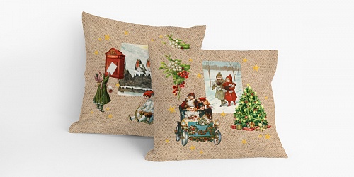 Pillowcase Christmas Vintage