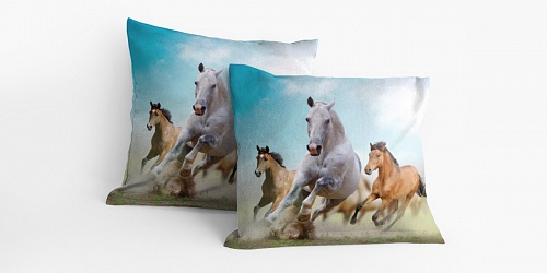 Pillowcase Wild Horses