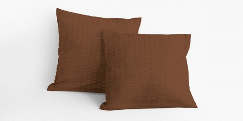Pillowcase Brown Crepe