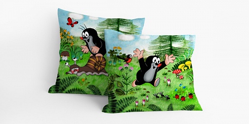 Pillowcase Little Mole in the Forest