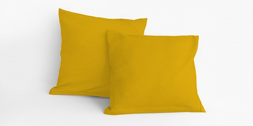 Pillowcase Luna honey yellow
