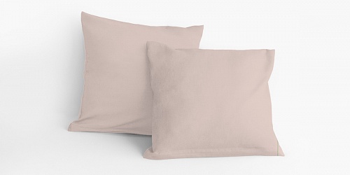 Pillowcase Luna nude pink