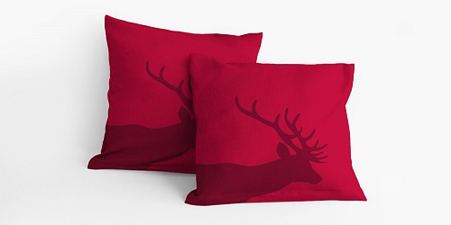 Pillowcase Red Nordic