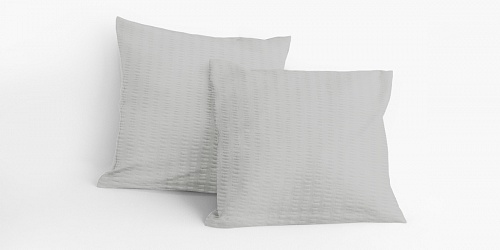 Pillowcase Light Grey Crepe