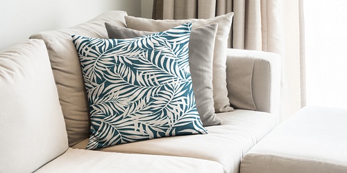 Decorative Pillowcase Tropic Blue