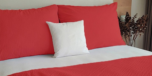 Bedding Crepe Red