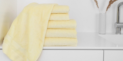 Towel Eucalypta butter yellow