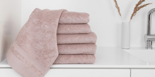 Towel Eucalypta nude pink