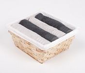 Gift wrapping towels Panama grey/anthracite 4 pcs