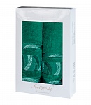 Gift wrapping towels Tana Green Light Emerald 2 pcs