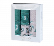 Gift wrapping towels Tana Green light 4 pcs