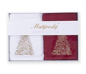Gift wrapping towels Christmas tree