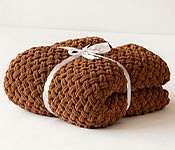 Blanket Knittingly čokoládová