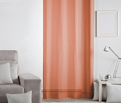 Decorative curtain Lilien Brick Orange