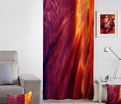 Decorative curtain Fire II. jakost