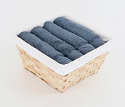 Gift wrapping towels Luna grey blue 4 pcs