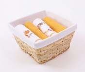Basket with towels Calisa - Berry