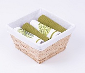 Basket with towels Palma - List