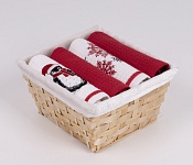 Basket with towels Pingu - Snowflake