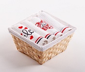Basket with towels Romantika - Valentýn