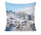 Decorative Pillowcase Winter Village