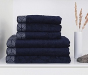 Towel Beech navy modrá