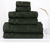 Towel Eucalypta anthracite green