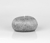 Candle Pebble dark grey